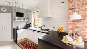 Tricks To Create An Airy Illusion from A Small Kitchen